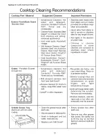 Preview for 20 page of Thermador PCG 30 Care And Use Manual