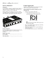 Preview for 16 page of Thermador PCG305W Use And Care Manual