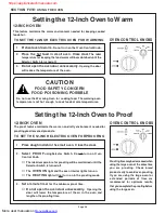 Preview for 31 page of Thermador PDR304 Care And Use Manual