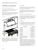 Предварительный просмотр 8 страницы Thermador PH30HWS Installation Instructions Manual