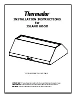 Предварительный просмотр 1 страницы Thermador PHICHIM15 Installation Instructions Manual