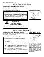 Preview for 28 page of Thermador PRD364EDPG Care And Use Manual