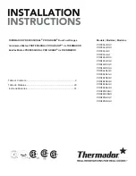 Предварительный просмотр 2 страницы Thermador PRD364JDGC Installation Instructions Manual