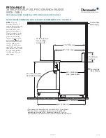 Preview for 4 page of Thermador PRD364NLGU Dimension Manual