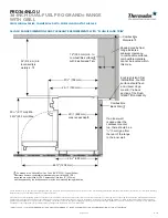 Preview for 5 page of Thermador PRD364NLGU Dimension Manual