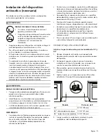 Preview for 71 page of Thermador PRD364WDGU/C Installation Instructions Manual