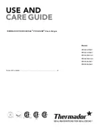 Preview for 3 page of Thermador PRD48JDSGU Use And Care Manual