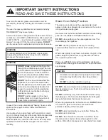 Preview for 11 page of Thermador PRD48JDSGU Use And Care Manual