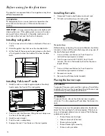 Предварительный просмотр 16 страницы Thermador PRD48WDSGC Use And Care Manual