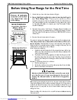 Preview for 9 page of Thermador PRG304EG Care And Use Manual