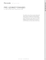 Предварительный просмотр 2 страницы Thermador Pro Grand PRD364EDG Design Manual