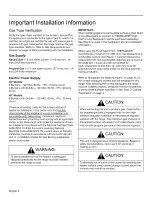 Preview for 4 page of Thermador PRO GRAND RPG36 Installation Manual