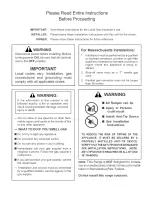 Preview for 2 page of Thermador Pro-Harmony P304 Installation Instructions Manual