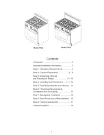 Preview for 3 page of Thermador Pro-Harmony P304 Installation Instructions Manual