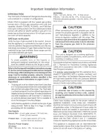 Preview for 4 page of Thermador Pro-Harmony P304 Installation Instructions Manual