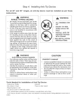 Preview for 13 page of Thermador Pro-Harmony P304 Installation Instructions Manual