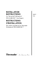 Thermador Pro-Harmony  P36 Installation Instructions Manual preview