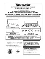 Thermador Professional P24WK Installation Instructions Manual preview