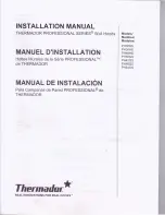 Preview for 1 page of Thermador PROFESSIONAL PH30HS Installation Manual