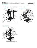 Предварительный просмотр 4 страницы Thermador PROFESSIONAL PH36HS Dimensions