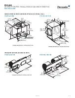 Предварительный просмотр 5 страницы Thermador PROFESSIONAL PH36HS Dimensions