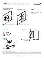 Предварительный просмотр 6 страницы Thermador PROFESSIONAL PH36HS Dimensions