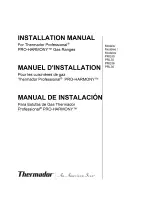 Thermador Professional PRO-HARMONY PRG36 Installation Manual preview