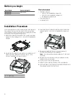 Предварительный просмотр 6 страницы Thermador RECHMIB Installation Manual