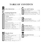 Preview for 2 page of Thermador RED30V Care & Use Manual