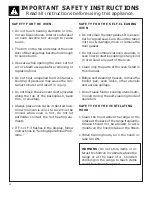 Preview for 6 page of Thermador RED30V Care & Use Manual