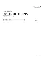 Preview for 2 page of Thermador REMCPW Installation Instructions Manual