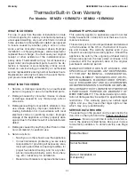 Preview for 43 page of Thermador SEM272 Care And Use Manual