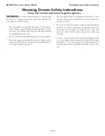 Preview for 5 page of Thermador SM272B Care And Use Manual