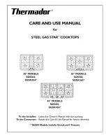 Thermador STEEL GAS STAR SGS304 Care And Use Manual preview