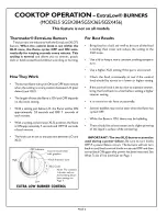 Preview for 8 page of Thermador STEEL GAS STAR SGS304 Care And Use Manual