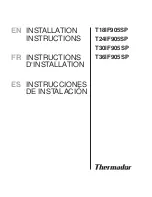 Preview for 1 page of Thermador T18IF905SP Installation Instructions Manual