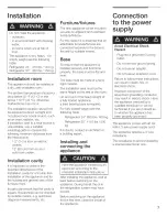 Preview for 7 page of Thermador T241R Series Use & Care Manual