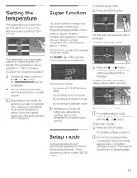 Preview for 11 page of Thermador T241R Series Use & Care Manual