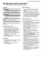 Preview for 3 page of Thermador T24IW901SP Use & Care Manual