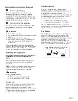 Preview for 5 page of Thermador T24UR900LP Use & Care Manual