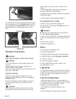 Preview for 10 page of Thermador T24UR900LP Use & Care Manual