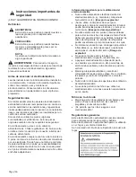 Preview for 16 page of Thermador T24UR900LP Use & Care Manual