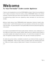 Предварительный просмотр 3 страницы Thermador T24UR905DP Use & Care Manual