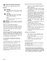 Preview for 4 page of Thermador T24UR905LP Use & Care Manual