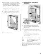 Preview for 19 page of Thermador T36IB70CSS/01 Installation Instructions Manual