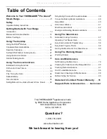 Preview for 3 page of Thermador Ultimate Culinary Center Pro Grand User Manual