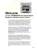 Preview for 5 page of Thermador Ultimate Culinary Center Pro Grand User Manual