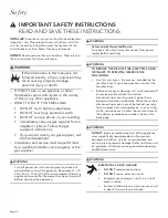 Preview for 4 page of Thermador VCIN36GWS Installation Instructions Manual