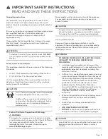 Preview for 5 page of Thermador VCIN36GWS Installation Instructions Manual