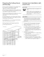 Preview for 14 page of Thermador VCIN36GWS Installation Instructions Manual